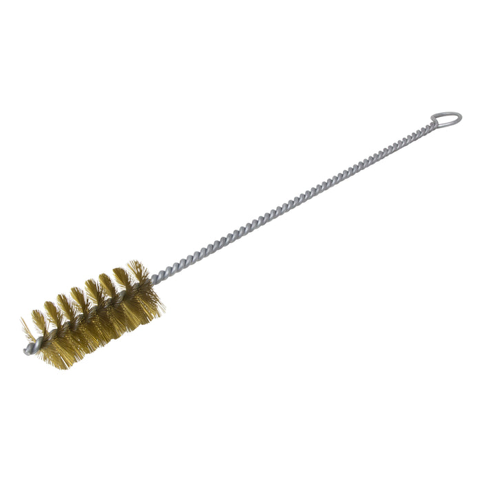 BRM 84B1750 84 Series Tube Brush-For Thru Holes, 1.750" Dia., .012 Brass,3.5" BP,18" OAL,Ring Handle
