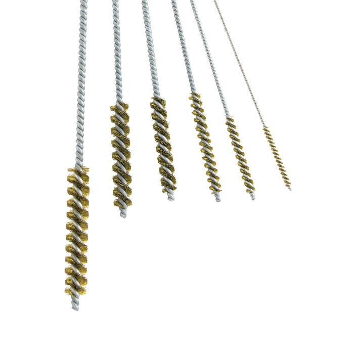BRM 84BKITA, 6 Piece Brush Kit, Sizes Include Diameters .125" - .437", Brass