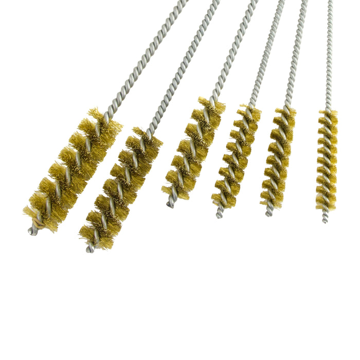 BRM 84BKITB, 6 Piece Brush Kit, Sizes Include Diameters .500" - 1.00", Brass