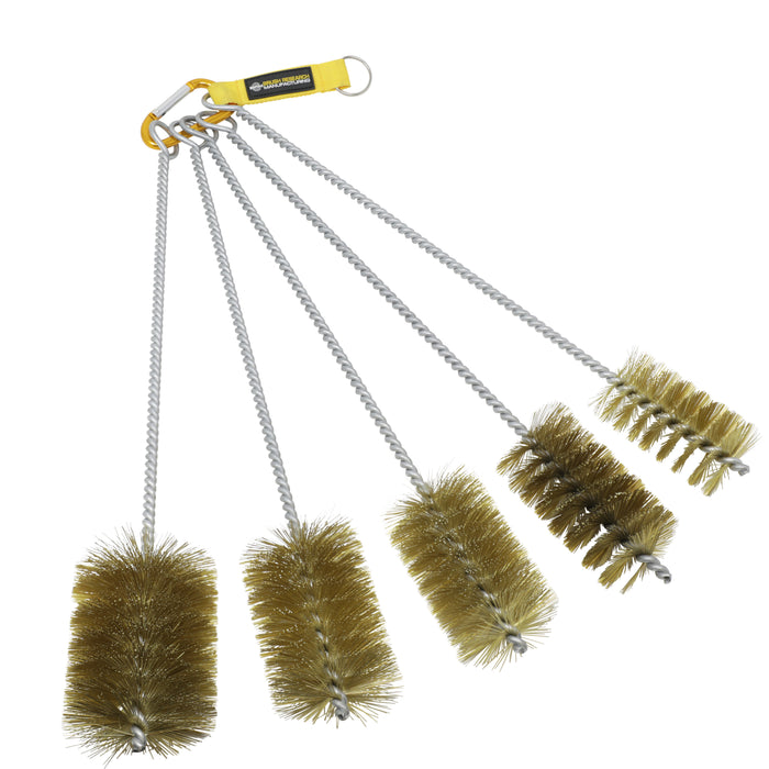 BRM 84BKITD, 5 Piece Brush Kit, Sizes Include Diameters 2" - 3", Brass