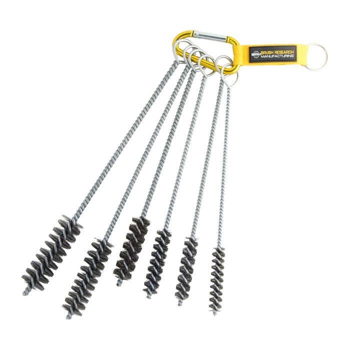 BRM 84CKITB, 6 Piece Brush Kit, Sizes Include Diameters .500" - 1.00", Carbon Steel