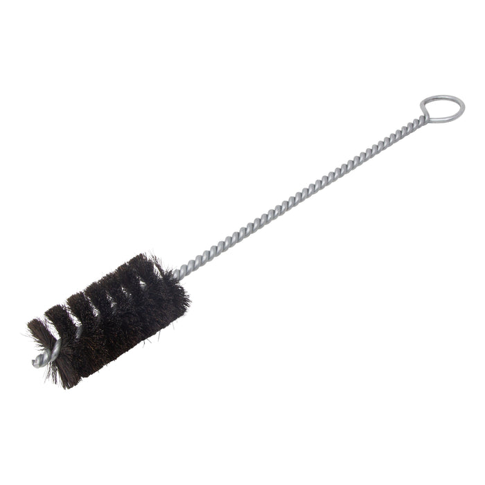 BRM 84H1500 84 Series Tube Brush-For Thru Holes, 1.5" Dia., Natural, 3" BP, 12" OAL, Ring Handle