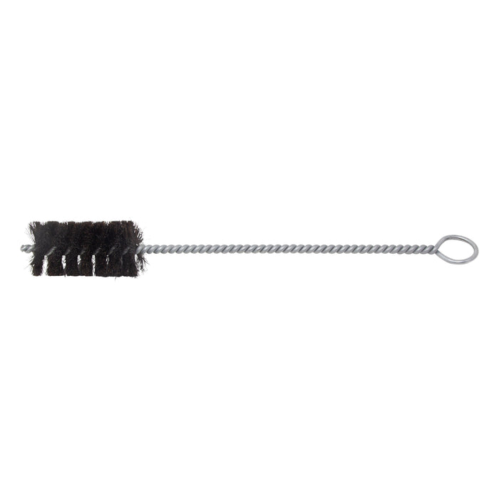 BRM 84H1500 84 Series Tube Brush-For Thru Holes, 1.5" Dia., Natural, 3" BP, 12" OAL, Ring Handle