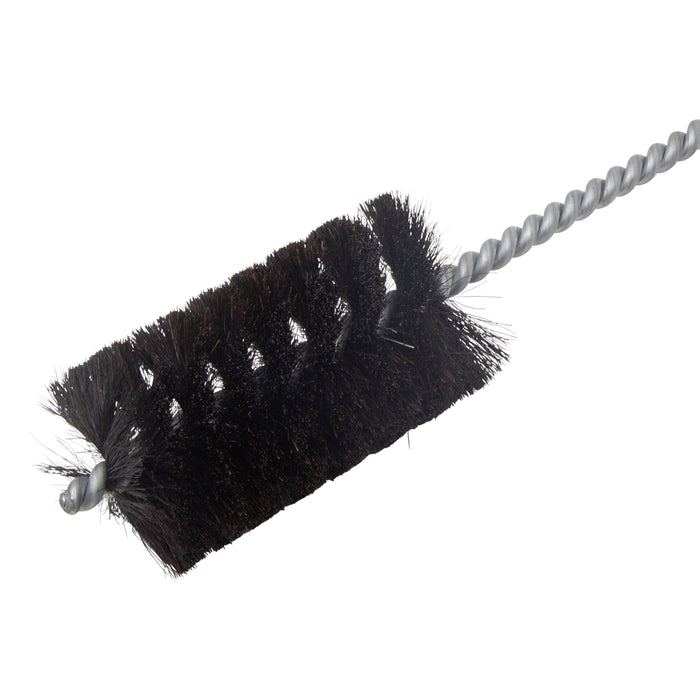 BRM 84H2000 84 Series Tube Brush-For Thru Holes, 2" Dia., Natural, 3.5" BP, 18" OAL, Ring Handle