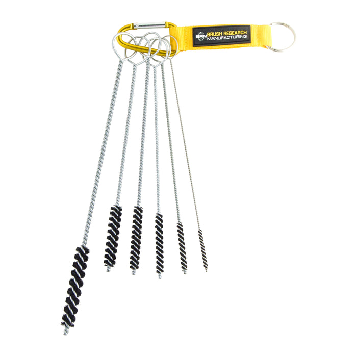 BRM 84HKITA, 6 Piece Brush Kit, Sizes Include Diameters .125" - .437", Natural Bristle