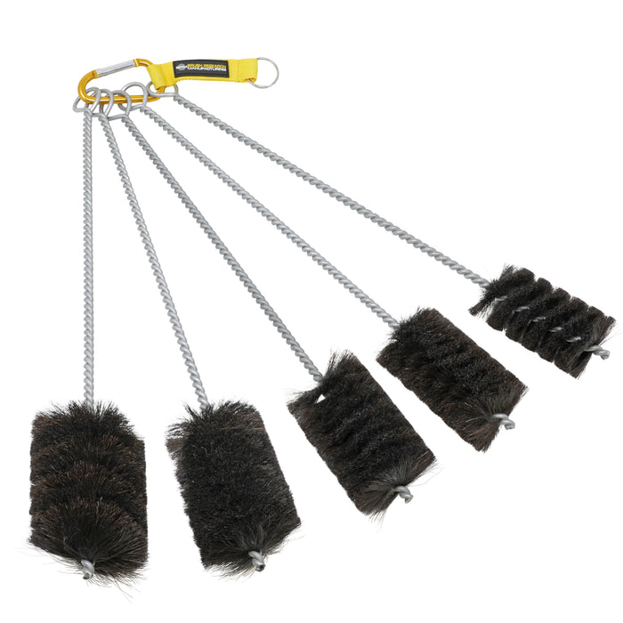 BRM 84HKITD, 5 Piece Brush Kit, Sizes Include Diameters 2" - 3", Natural Bristle