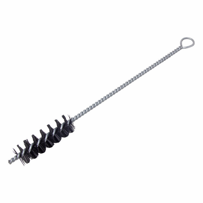 BRM 84N1000 84 Series Tube Brush-For Thru Holes, 1" Dia., .017 Nylon, 3" BP, 12" OAL, Ring Handle