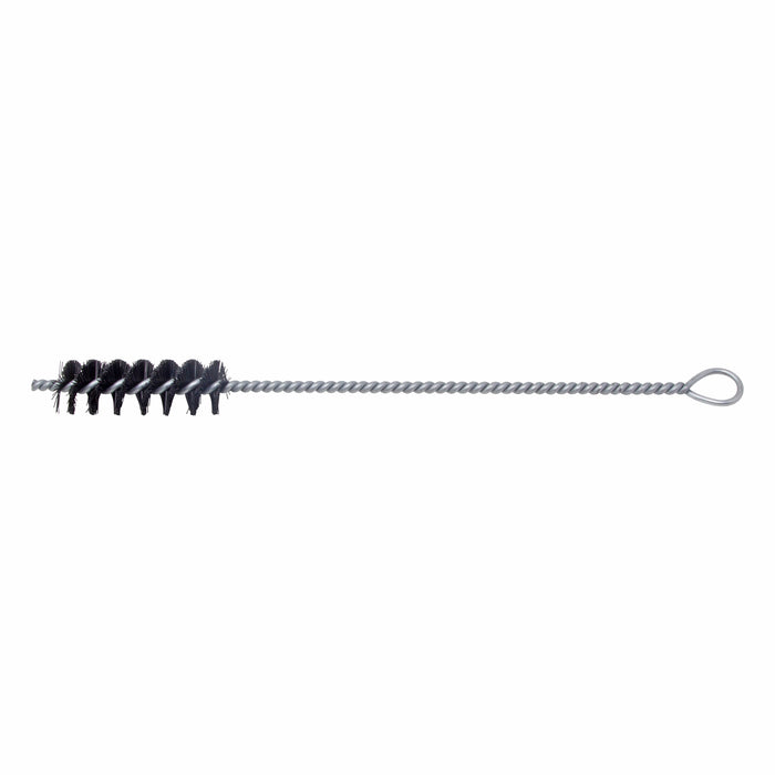 BRM 84N1000 84 Series Tube Brush-For Thru Holes, 1" Dia., .017 Nylon, 3" BP, 12" OAL, Ring Handle