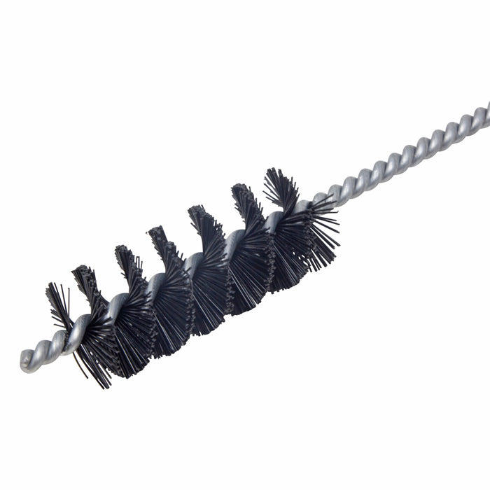 BRM 84N1125 84 Series Tube Brush-For Thru Holes, 1.125" Dia., .017 Nylon, 3" BP, 12" OAL, Ring Handle