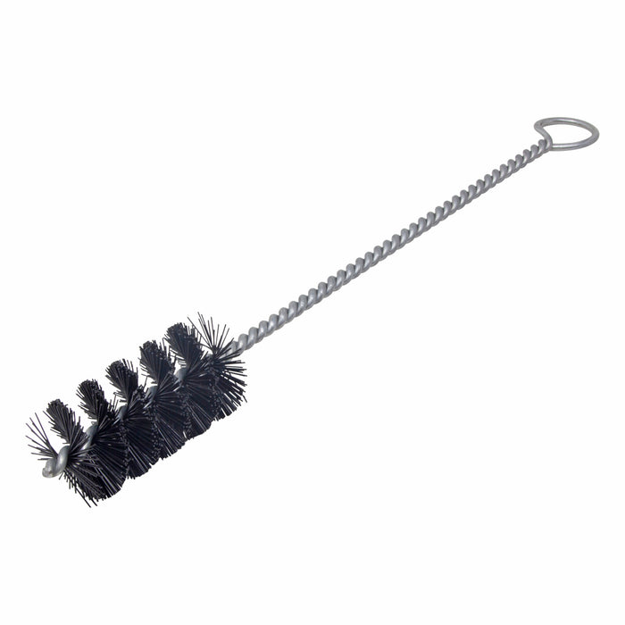 BRM 84N1500 84 Series Tube Brush-For Thru Holes, 1.5" Dia., .022 Nylon, 3" BP, 12" OAL, Ring Handle