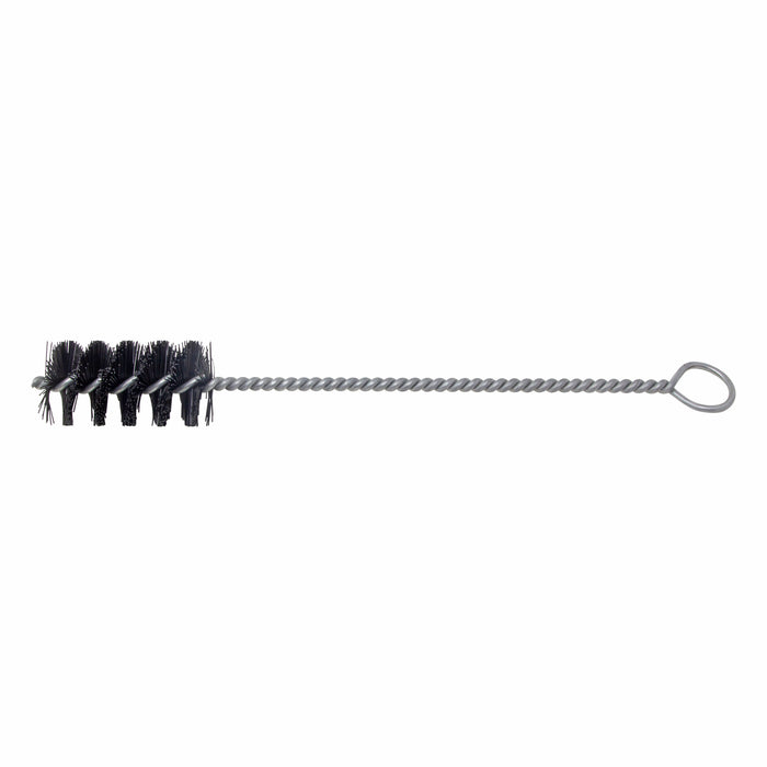 BRM 84N1500 84 Series Tube Brush-For Thru Holes, 1.5" Dia., .022 Nylon, 3" BP, 12" OAL, Ring Handle