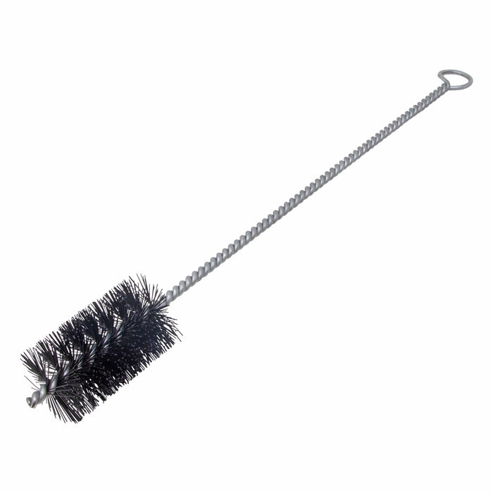 BRM 84N2000 84 Series Tube Brush-For Thru Holes, 2" Dia., .022 Nylon, 3.5" BP, 18" OAL, Ring Handle