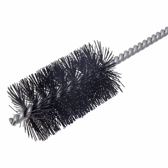 BRM 84N2000 84 Series Tube Brush-For Thru Holes, 2" Dia., .022 Nylon, 3.5" BP, 18" OAL, Ring Handle