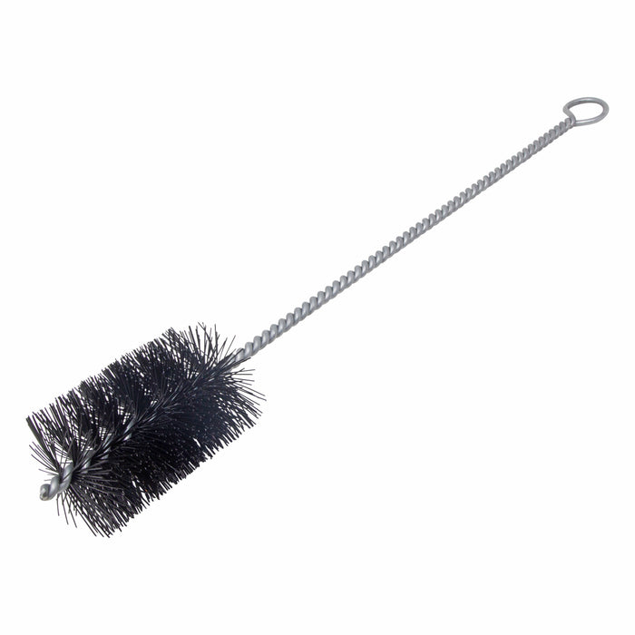 BRM 84N2250 84 Series Tube Brush-For Thru Holes, 2.250" Dia., .025 Nylon, 4" BP, 18" OAL, Ring Handle
