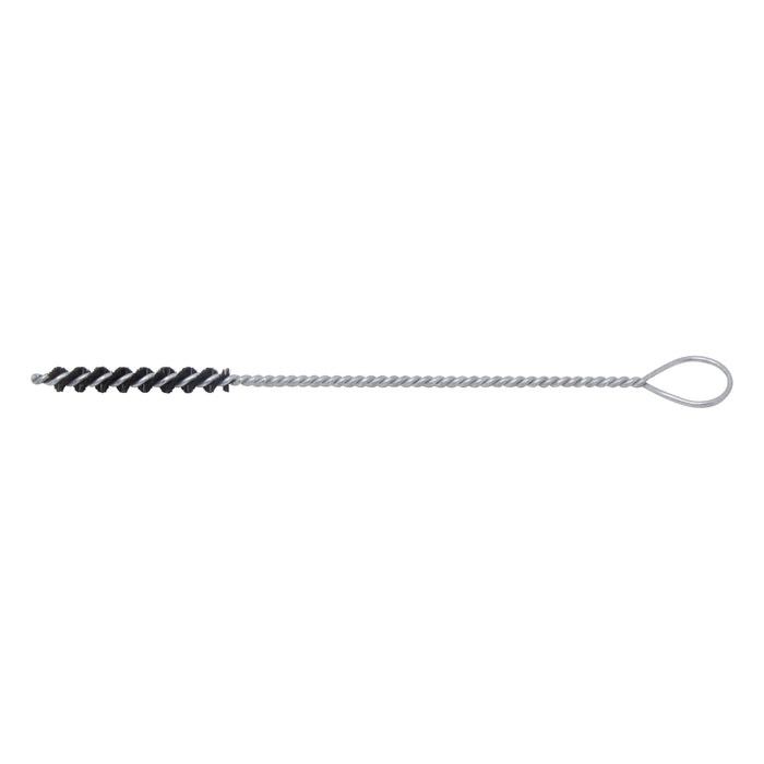 BRM 84N250 84 Series Tube Brush-For Thru Holes, .250" Dia., .008 Nylon, 2" BP, 8" OAL, Ring Handle