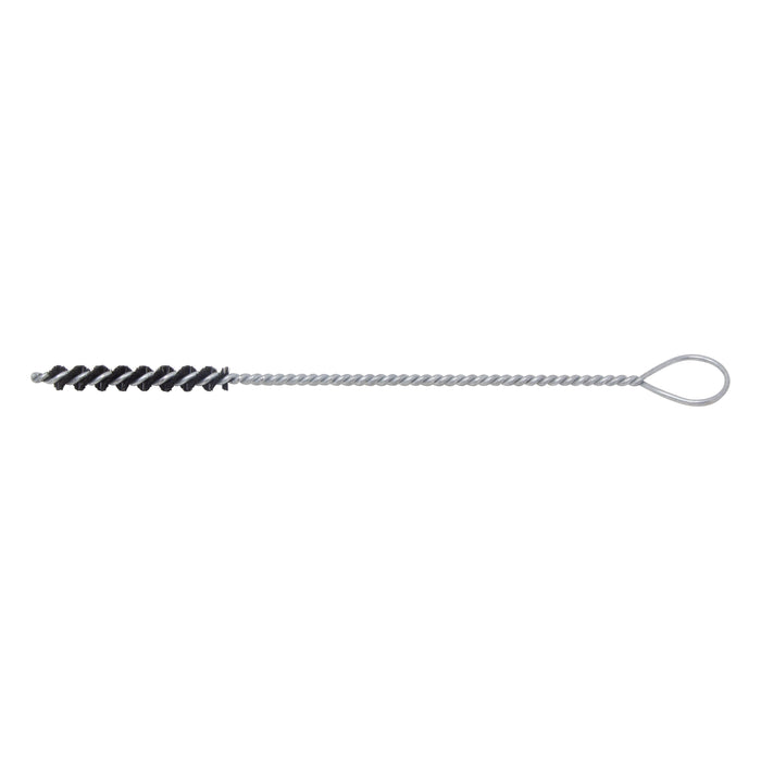 BRM 84N375 84 Series Tube Brush-For Thru Holes, .375" Dia., .010 Nylon, 2" BP, 8" OAL, Ring Handle