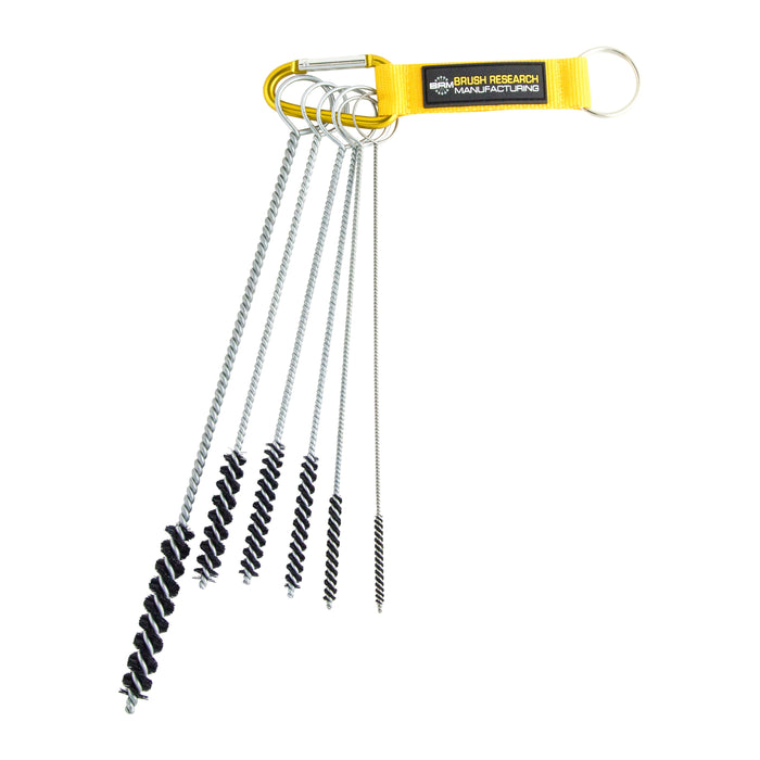 BRM 84NKITA, 6 Piece Brush Kit, Sizes Include Diameters .125" - .437", Nylon
