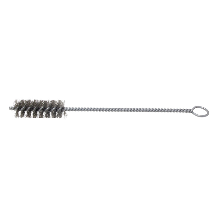 BRM 84S1125 84 Series Tube Brush-For Thru Holes, 1.125" Dia., .010SS, 3" BP, 12" OAL, Ring Handle