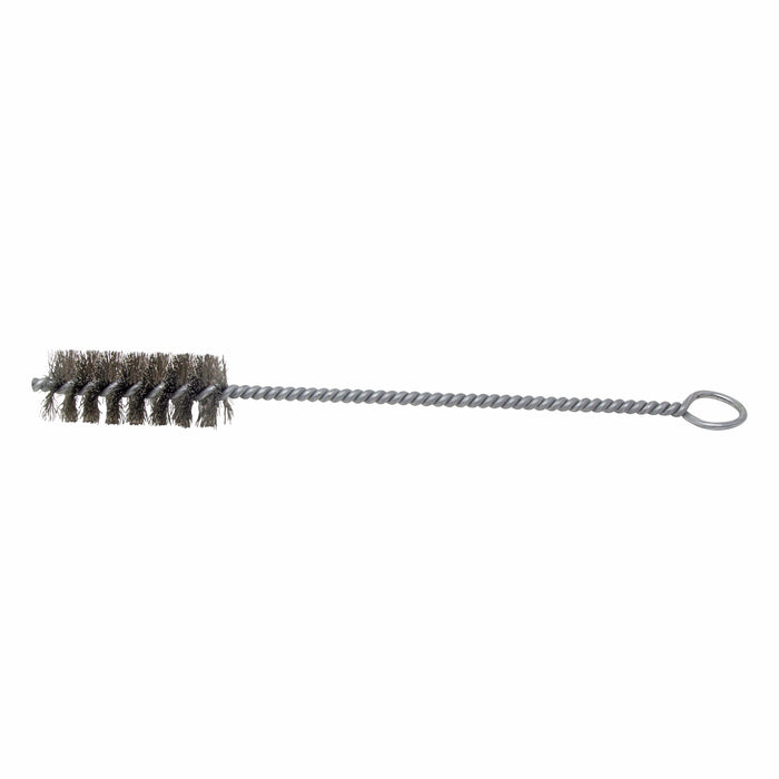 BRM 84S1250 84 Series Tube Brush-For Thru Holes, 1.250" Dia., .010SS, 3" BP, 12" OAL, Ring Handle