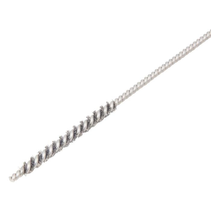 BRM 84S125 84 Series Tube Brush-For Thru Holes, .125" Dia., .003SS, 1.250" BP, 8" OAL, Ring Handle