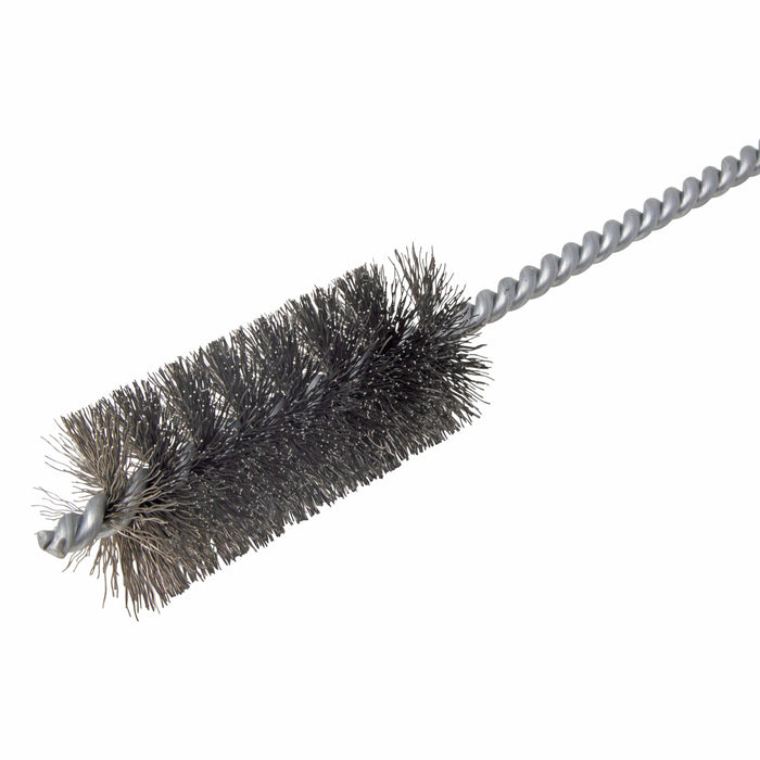BRM 84S1375 84 Series Tube Brush-For Thru Holes, 1.375" Dia., .010SS, 3" BP, 12" OAL, Ring Handle