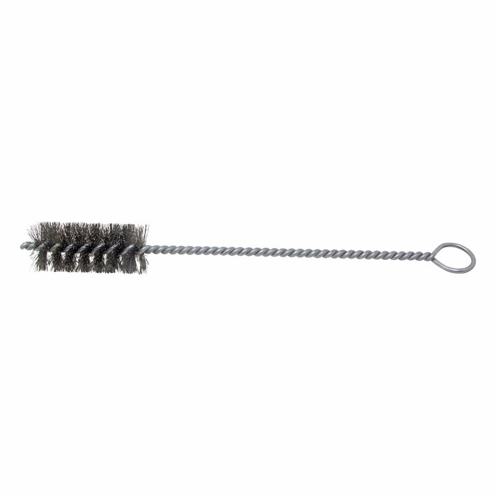 BRM 84S1375 84 Series Tube Brush-For Thru Holes, 1.375" Dia., .010SS, 3" BP, 12" OAL, Ring Handle