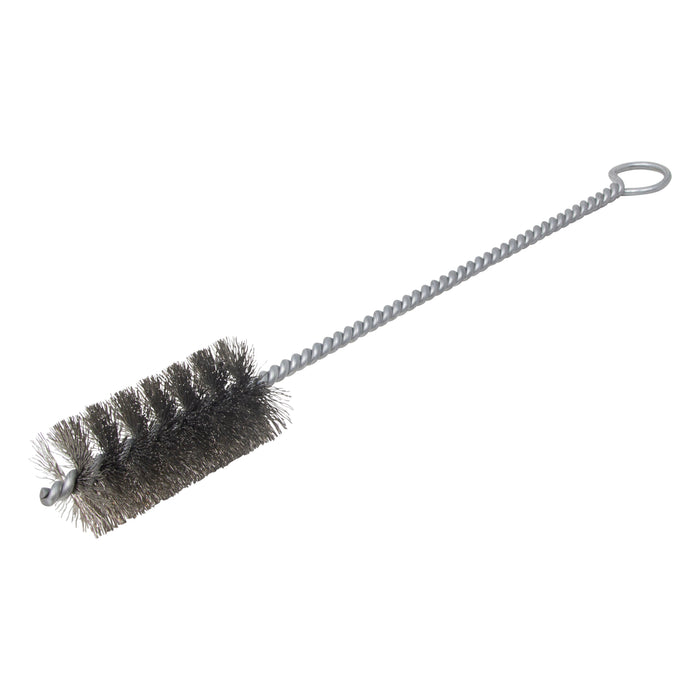 BRM 84C1500 84 Series Tube Brush-For Thru Holes, 1.5" Dia., .010CS, 3" BP, 12" OAL, Ring Handle