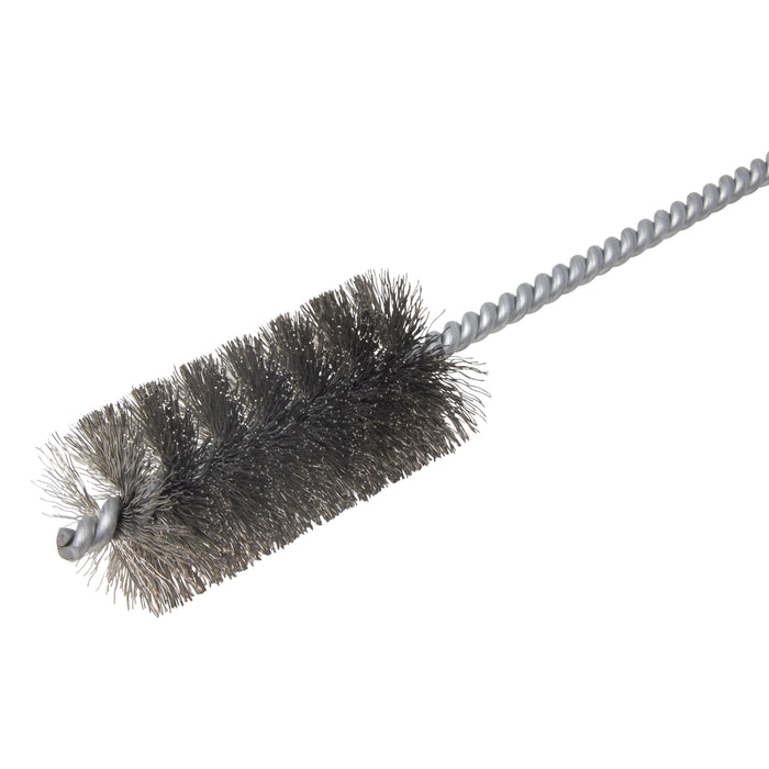 BRM 84C1500 84 Series Tube Brush-For Thru Holes, 1.5" Dia., .010CS, 3" BP, 12" OAL, Ring Handle