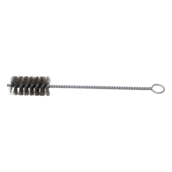 BRM 84C1500 84 Series Tube Brush-For Thru Holes, 1.5" Dia., .010CS, 3" BP, 12" OAL, Ring Handle