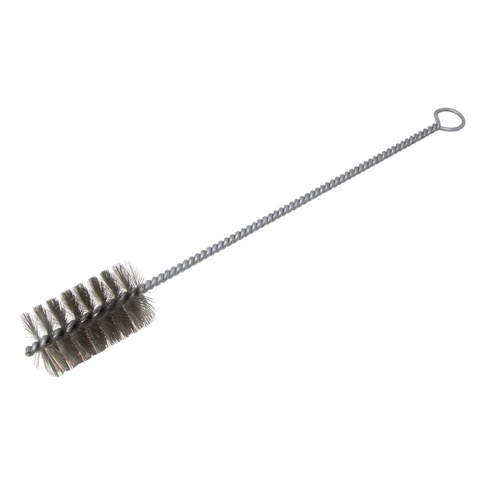 BRM 84C2000 84 Series Tube Brush-For Thru Holes, 2" Dia., .012CS, 3.5" BP, 18" OAL, Ring Handle