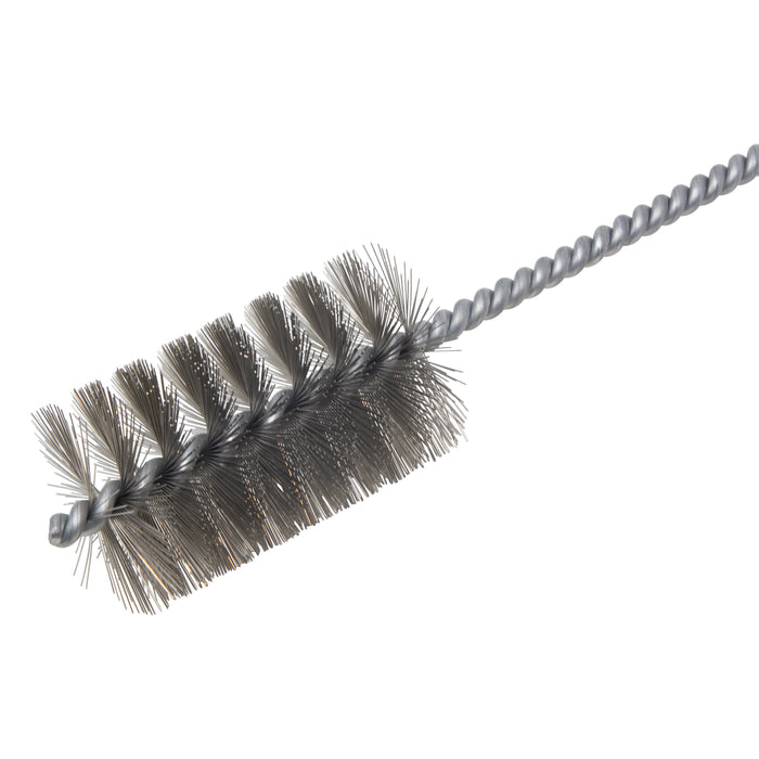 BRM 84S2000 84 Series Tube Brush-For Thru Holes, 2" Dia., .012SS, 3.5" BP, 18" OAL, Ring Handle