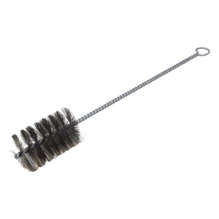 BRM 84S2500 84 Series Tube Brush-For Thru Holes, 2.5" Dia., .012SS, 4" BP, 18" OAL, Ring Handle