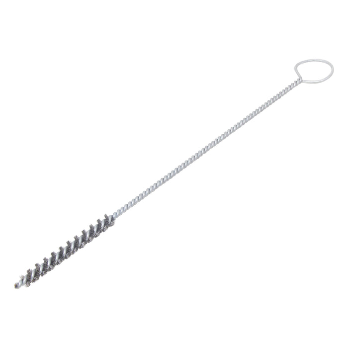 BRM 84S250 84 Series Tube Brush-For Thru Holes, .250" Dia., .004SS, 2" BP, 8" OAL, Ring Handle