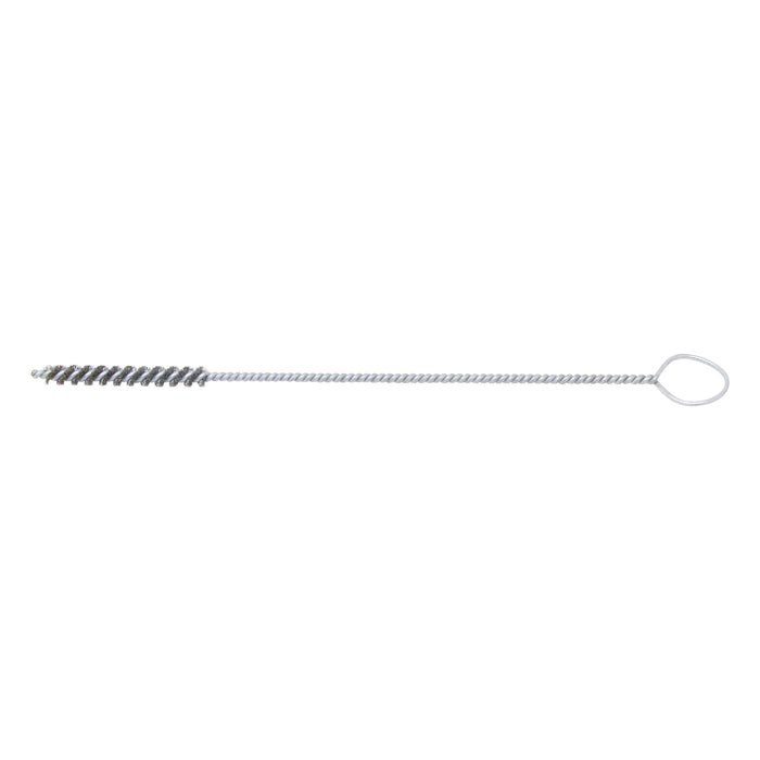BRM 84S250 84 Series Tube Brush-For Thru Holes, .250" Dia., .004SS, 2" BP, 8" OAL, Ring Handle