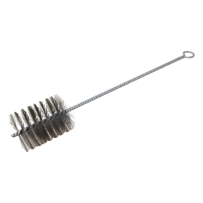 BRM 84C3000 84 Series Tube Brush-For Thru Holes, 3" Dia., .012CS, 4" BP, 18" OAL, Ring Handle