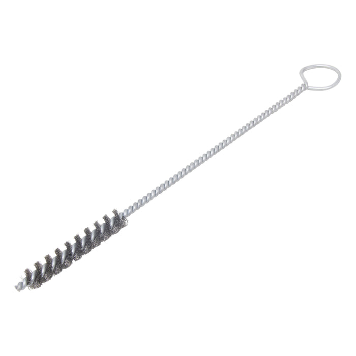 BRM 84S312 84 Series Tube Brush-For Thru Holes, .312" Dia., .004SS, 2" BP, 8" OAL, Ring Handle