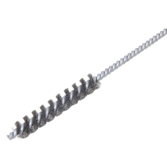 BRM 84C375 84 Series Tube Brush-For Thru Holes, .375" Dia., .006CS, 2" BP, 8" OAL, Ring Handle