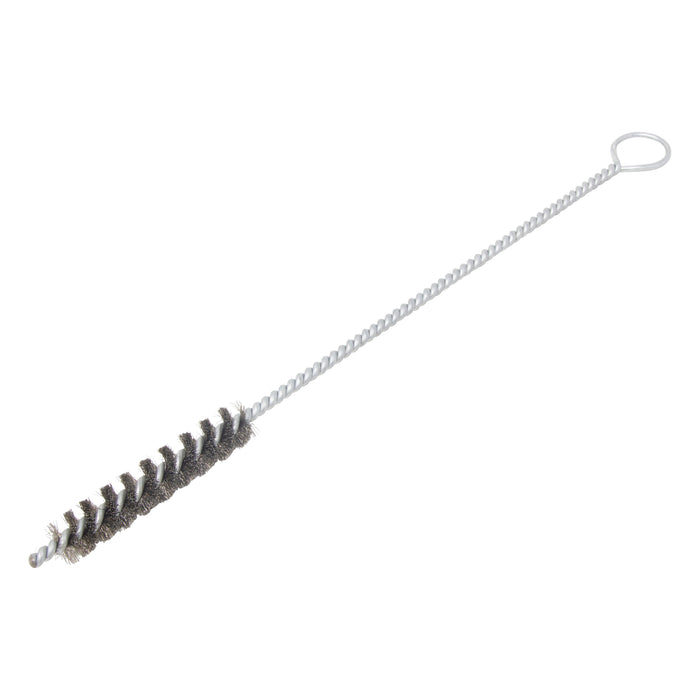 BRM 84S500 84 Series Tube Brush-For Thru Holes, .500" Dia., .005SS, 2.5" BP, 10" OAL, Ring Handle