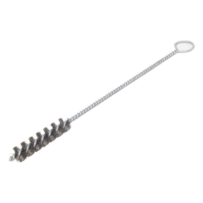 BRM 84C562 84 Series Tube Brush-For Thru Holes, .562" Dia., .006CS, 2.5" BP, 10" OAL, Ring Handle
