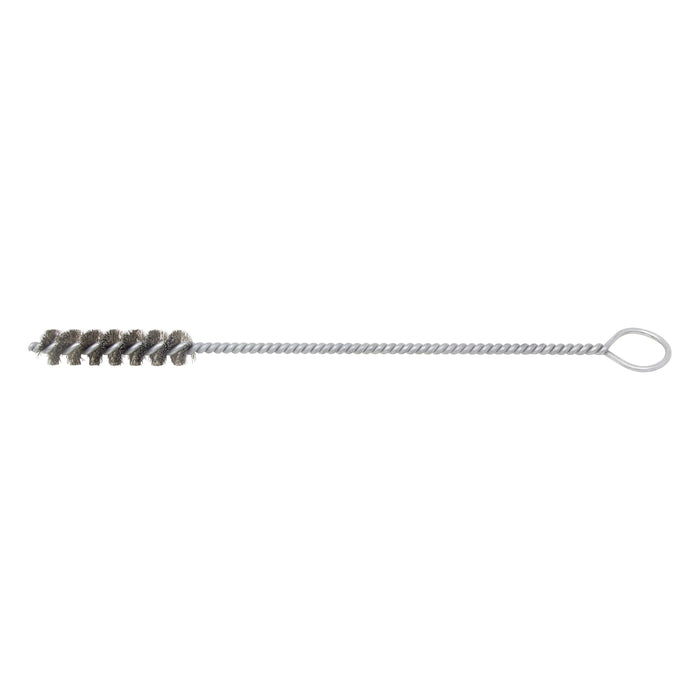 BRM 84S562 84 Series Tube Brush-For Thru Holes, .562" Dia., .006SS, 2.5" BP, 10" OAL, Ring Handle