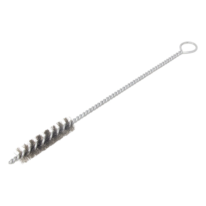 BRM 84C625 84 Series Tube Brush-For Thru Holes, .625" Dia., .008CS, 2.5" BP, 10" OAL, Ring Handle