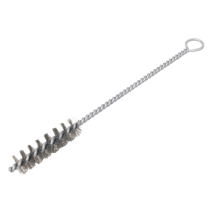 BRM 84S750 84 Series Tube Brush-For Thru Holes, .750" Dia., .008SS, 2.5" BP, 10" OAL, Ring Handle