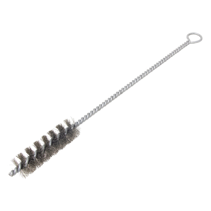 BRM 84C875 84 Series Tube Brush-For Thru Holes, .875" Dia., .010CS, 3" BP, 12" OAL, Ring Handle