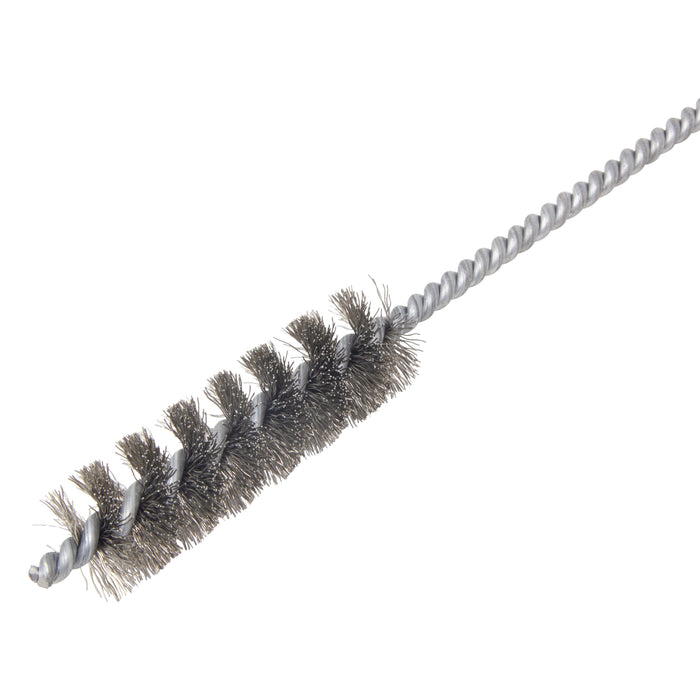 BRM 84C875 84 Series Tube Brush-For Thru Holes, .875" Dia., .010CS, 3" BP, 12" OAL, Ring Handle