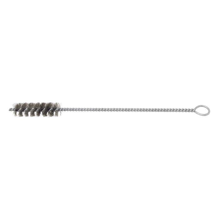 BRM 84C875 84 Series Tube Brush-For Thru Holes, .875" Dia., .010CS, 3" BP, 12" OAL, Ring Handle