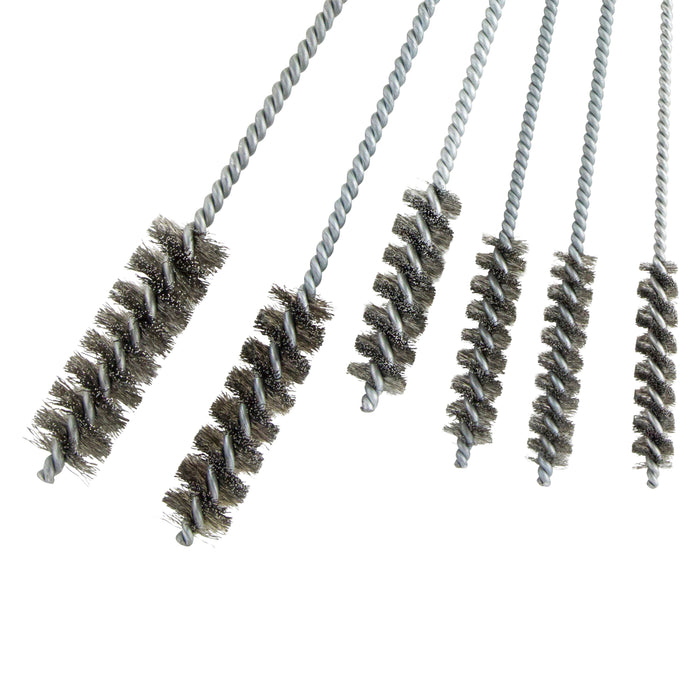 BRM 84SKITB, 6 Piece Brush Kit, Sizes Include Diameters .500" - 1.00", Stainless Steel