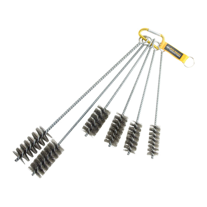 BRM 84SKITC, 6 Piece Brush Kit, Sizes Include Diameters 1.125" - 1.750", Stainless Steel