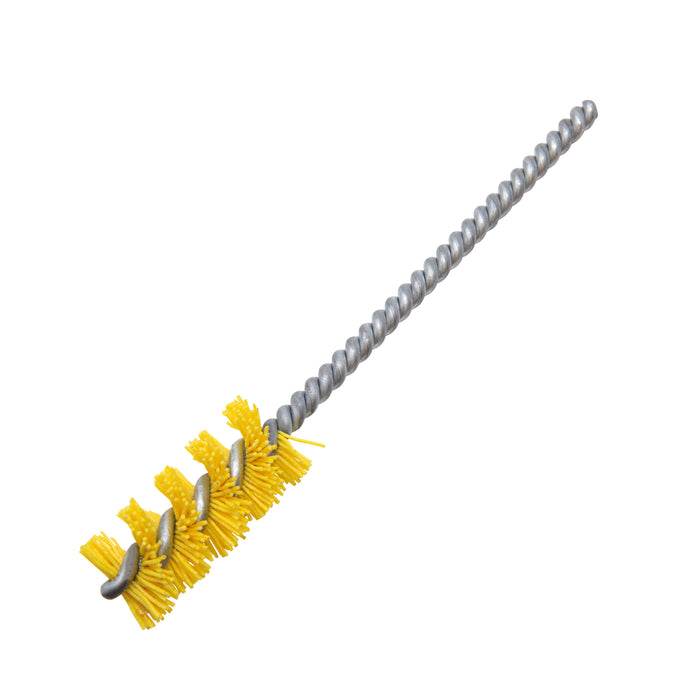 BRM 85AY16M022120 NAMPOWER Thread Deburring Brush, 16mm Bore Dia., 120 Grit Ceramic,  5" OAL