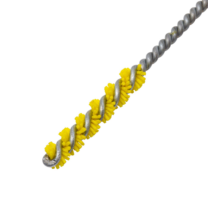 BRM 85AY187022120 NAMPOWER Thread Deburring Brush,  0.187" Bore Dia., 120 Grit Ceramic, 4" OAL
