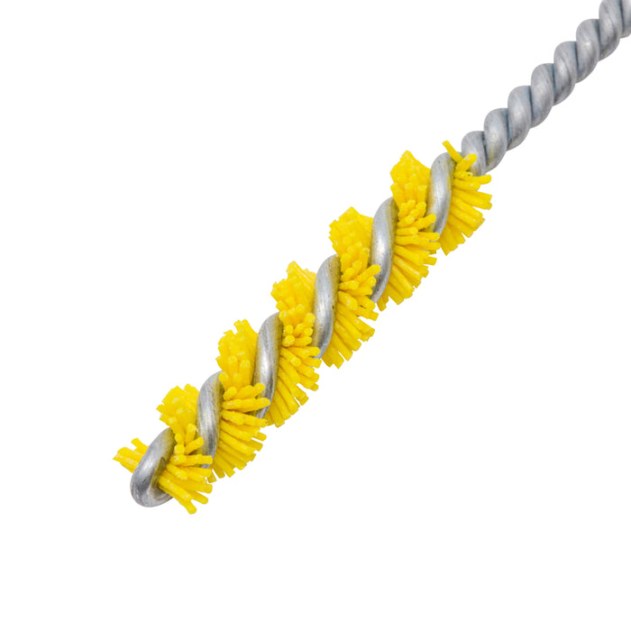 BRM 85AY281022120 NAMPOWER Thread Deburring Brush,  0.281" Bore Dia., 120 Grit Ceramic, 4.5" OAL